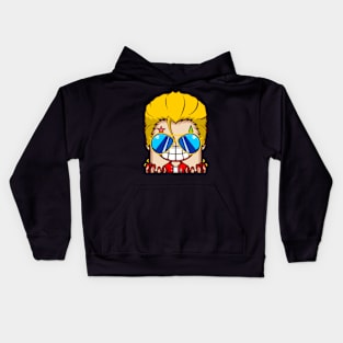 Smiling Bloody Guy Kids Hoodie